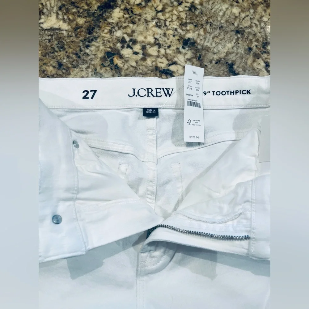 NWT J Crew 9” Toothpick Jean